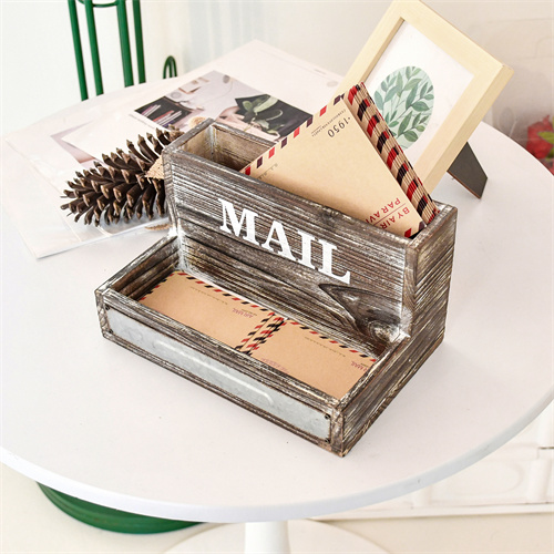 Farmhouse Wood Mail Sorter.